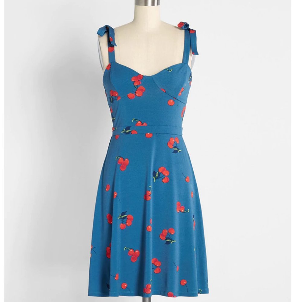 ModCloth Cherry Vintage Dress